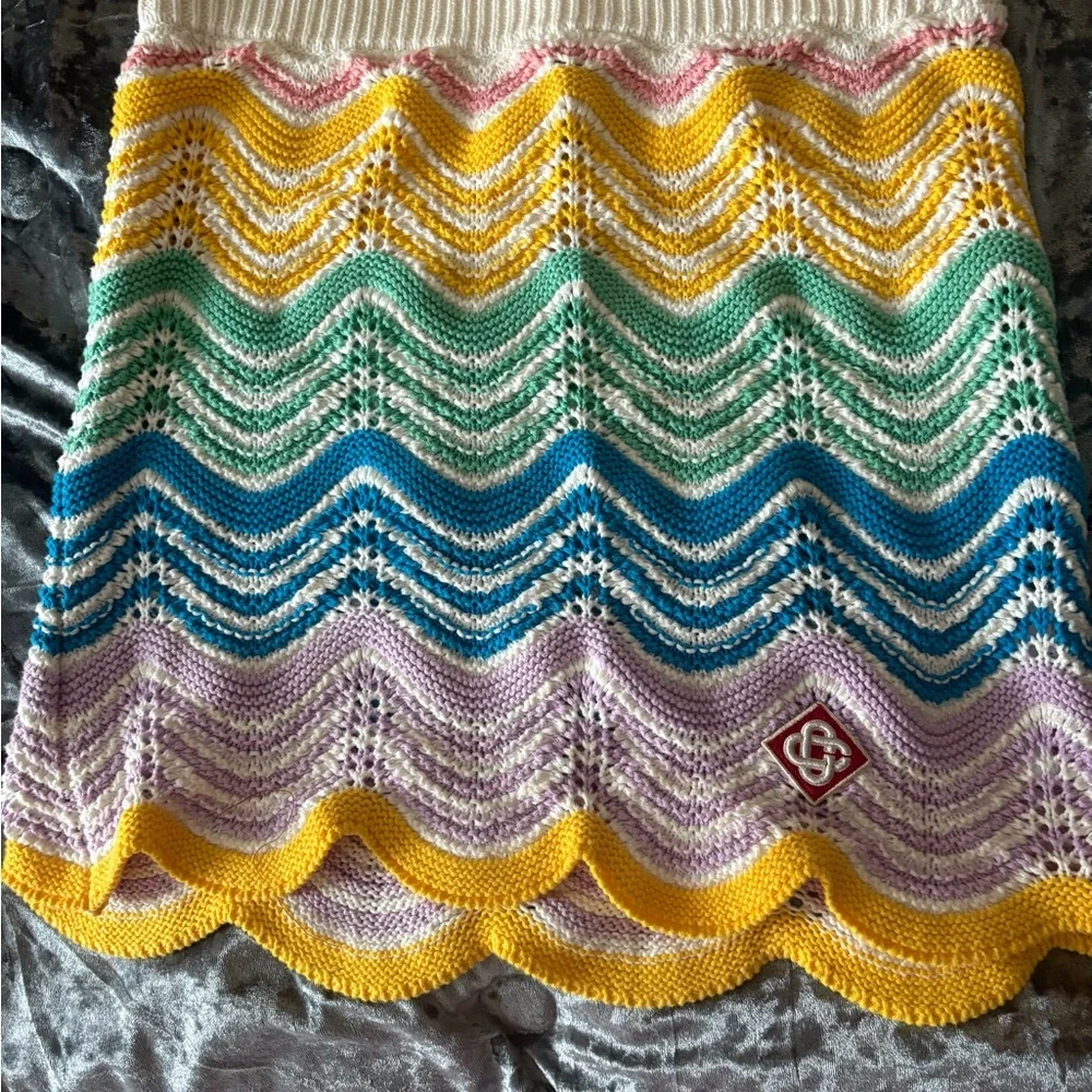 Colorful Wave Pattern Skirt Set - Picture 3 of 6